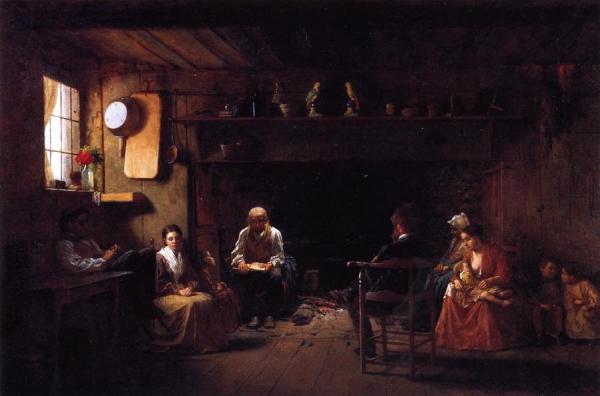 Eastman Johnson Sunday Morning