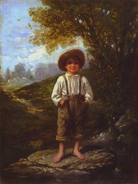 The Barefoot Boy by Eastman Johnson
