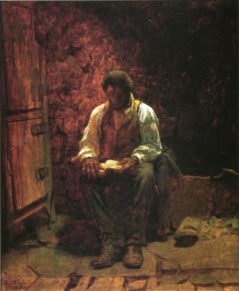 The Chimney Corner by Eastman Johnson