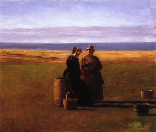 The Conversation by Eastman Johnson