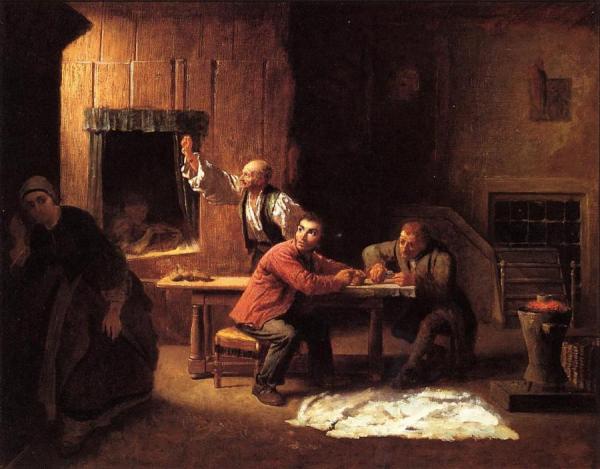 The Counterfeiters by Eastman Johnson