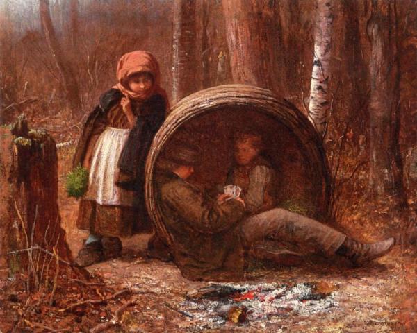 The Eavesdropper by Eastman Johnson