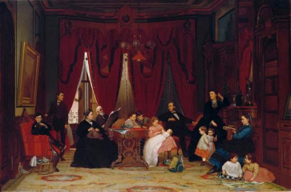 The Hatch Family by Eastman Johnson