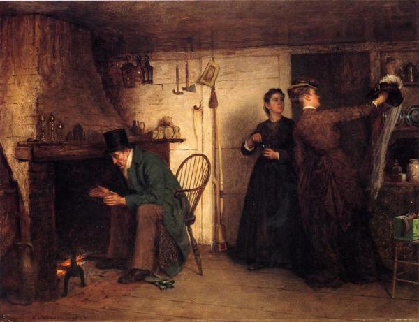The New Bonnet by Eastman Johnson