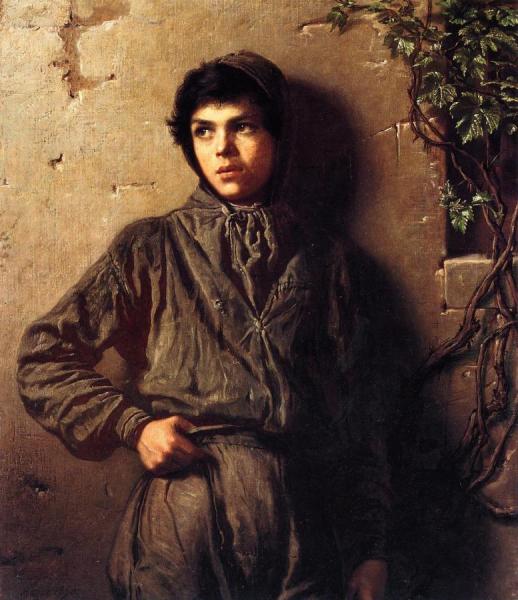 The Savoyard Boy by Eastman Johnson
