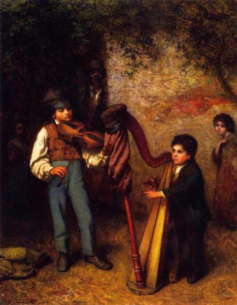 The Young Musicians by Eastman Johnson