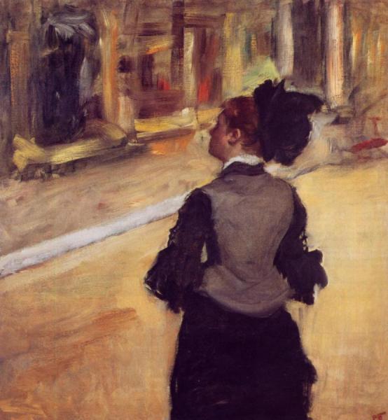 A Visit To The Museum by Edgar Degas