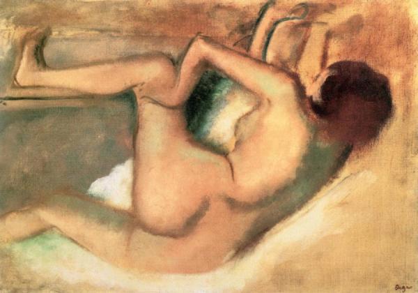After Bathing by Edgar Degas