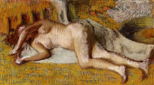 After The Bath by Edgar Degas Oil Painting Reproductions