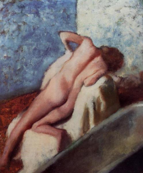 After The Bath by Edgar Degas