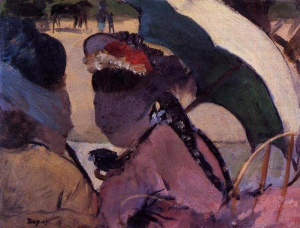 At The Races by Edgar Degas