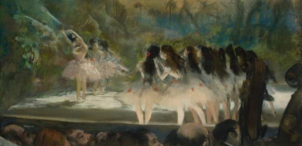 Ballet At The Paris Opers by Edgar Degas Oil Painting Reproductions