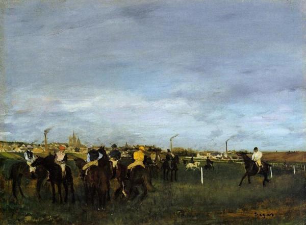 Before The Race by Edgar Degas