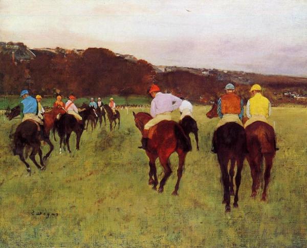 Before The Start by Edgar Degas