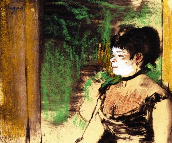 Chanteuse De Café-concert by Edgar Degas