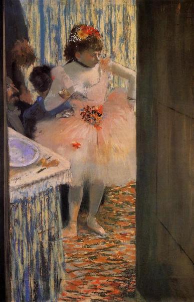 Dancer In Her Dressing Room by Edgar Degas Oil Painting Reproductions