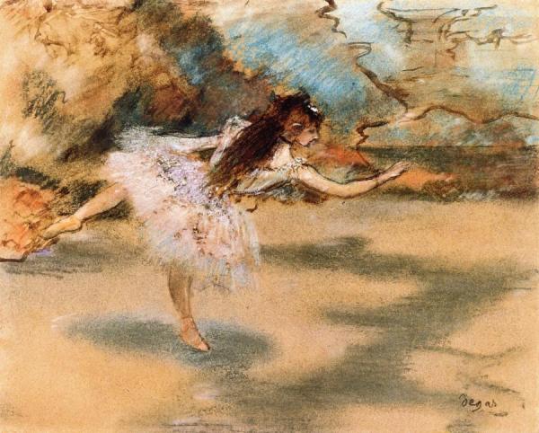 Dancer On Point by Edgar Degas Oil Painting Reproductions