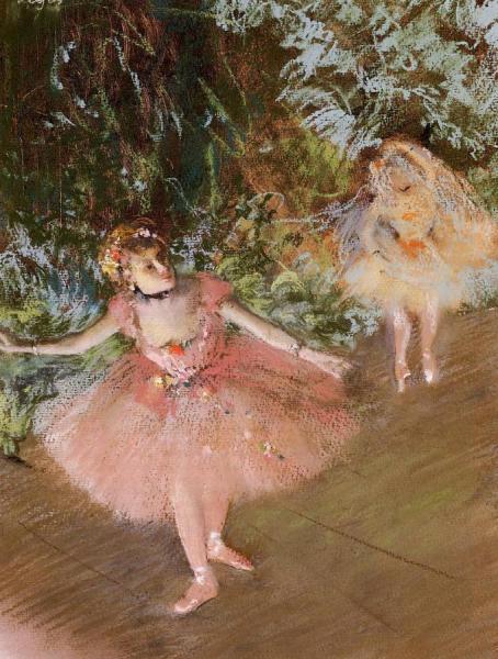 Dancer On Stage by Edgar Degas