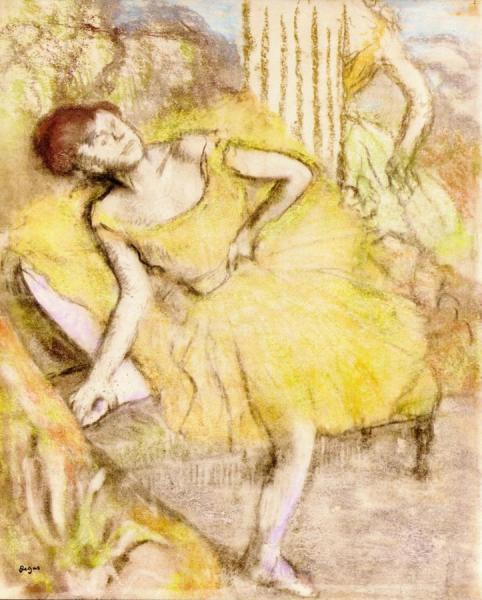 Dancer Resting by Edgar Degas