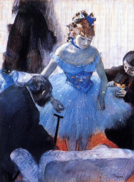 Dancer's Dressing Room by Edgar Degas