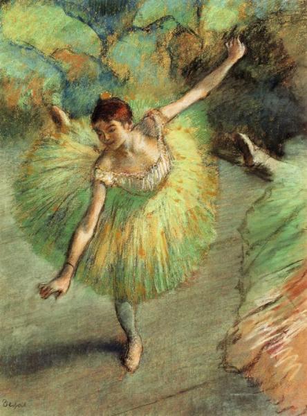 Dancer Tilting by Edgar Degas Oil Painting Reproductions