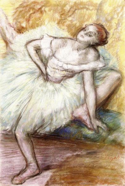 Dancer With Jewelry by Edgar Degas