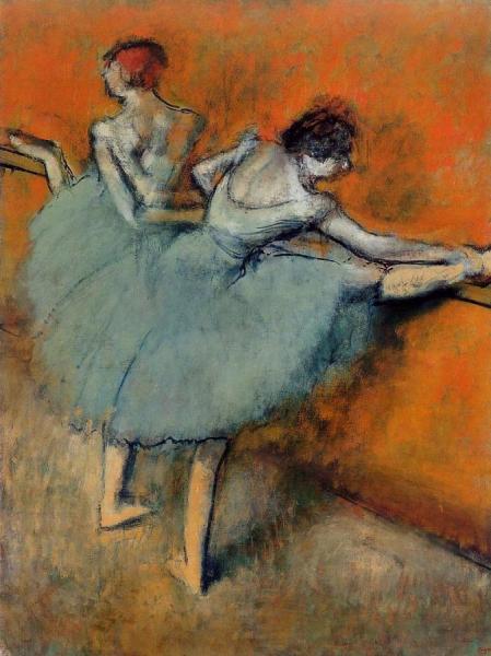 Dancers At The Barre by Edgar Degas