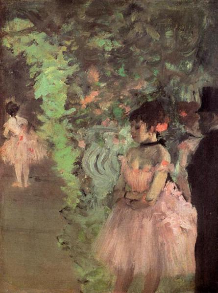 Dancers Backstage by Edgar Degas Oil Painting Reproductions