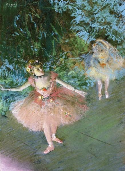 Dancers On Set by Edgar Degas