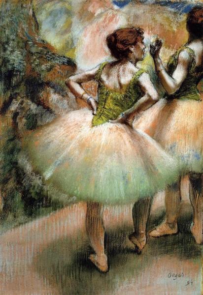 Dancers, Pink And Green by Edgar Degas Oil Painting Reproductions