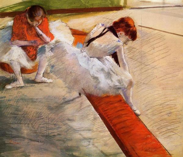 Dancers Resting by Edgar Degas