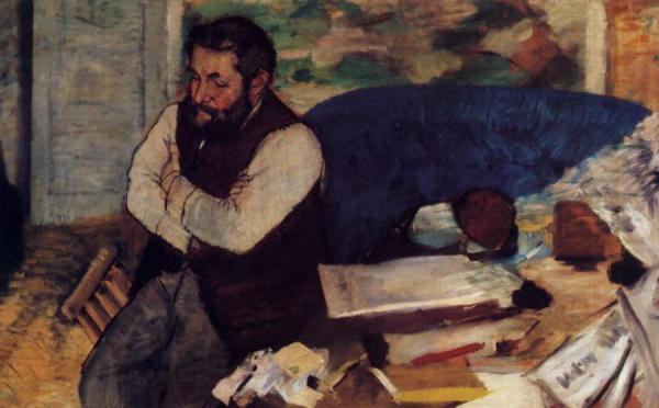 Diego Martelli by Edgar Degas