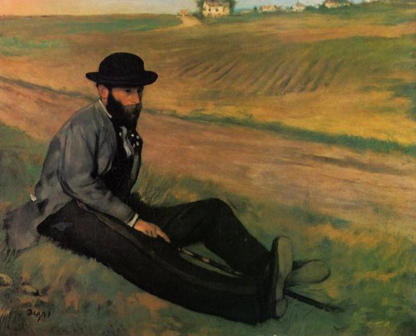 Eugene Manet by Edgar Degas Oil Painting Reproductions