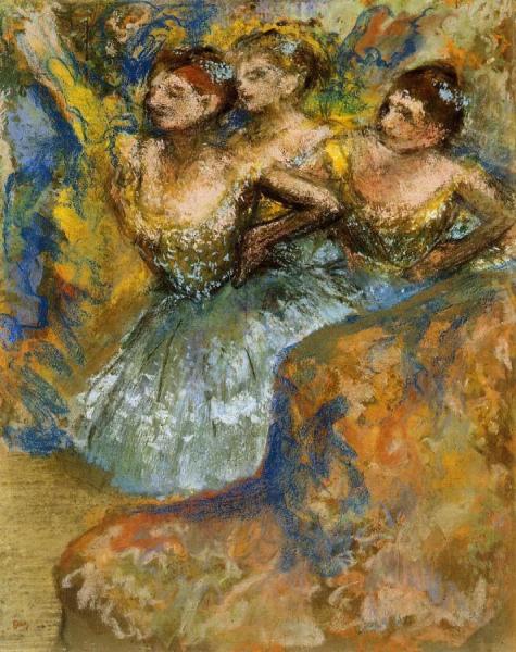 Group Of Dancers by Edgar Degas Oil Painting Reproductions