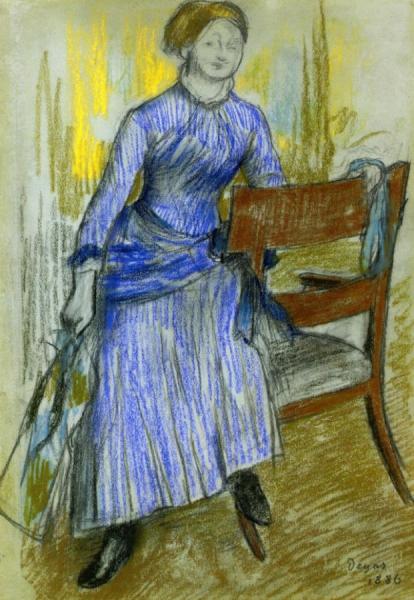 Helene Rouart (mme. Marin) by Edgar Degas