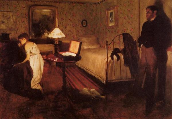 Interior by Edgar Degas