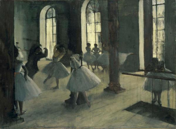 La Repetition Au Foyer De La Danse by Edgar Degas