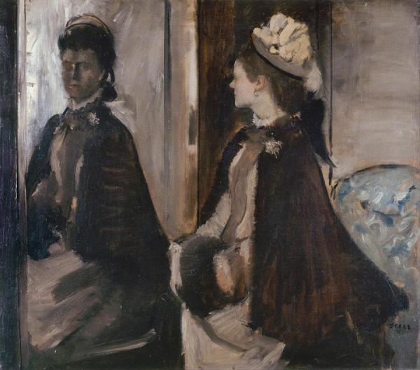 Madame Jeantaud Au Miroir(mrs Jeantaud In The Mirror) by Edgar Degas