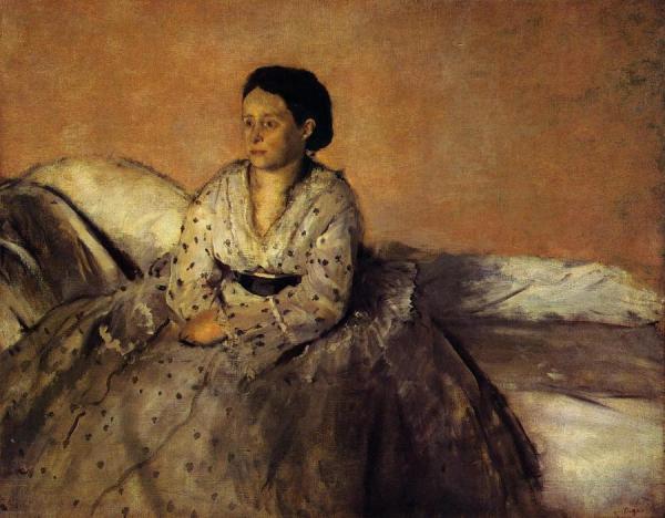 Madame Rene De Gas by Edgar Degas