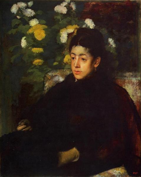 Mademoiselle Malo  (?) by Edgar Degas