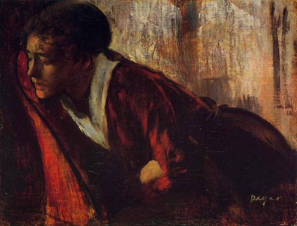 Melancholy by Edgar Degas