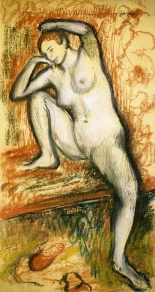 Edgar Degas Nude Study Of A Dancer