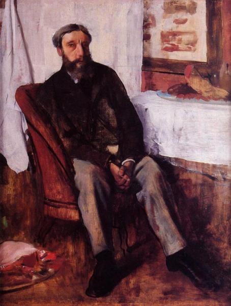 Portrait Of A Man by Edgar Degas