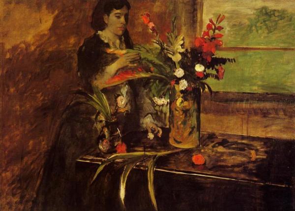 Portrait Of Mme. Rene De Gas, Nee Estelle Musson by Edgar Degas Oil Painting Reproductions