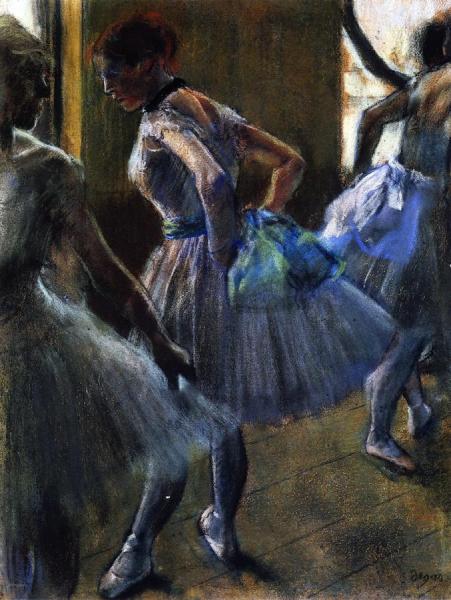 Preparation For Class by Edgar Degas
