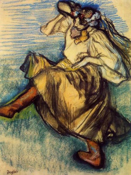 Russian Dancer by Edgar Degas