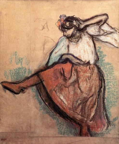 Russian Dancer by Edgar Degas