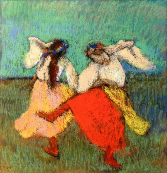 Russian Dancers by Edgar Degas
