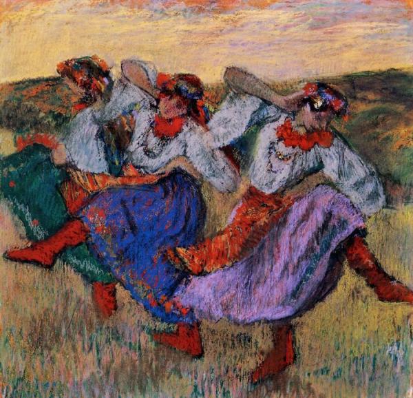 Russian Dancers by Edgar Degas
