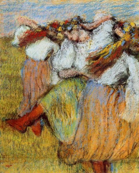Russian Dancers by Edgar Degas